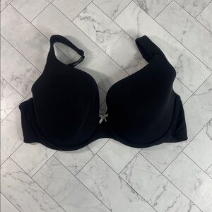 NWOT Cacique Lane Bryant Full Coverage Bra Black Lightly Lined UNDERWIRE 38DD